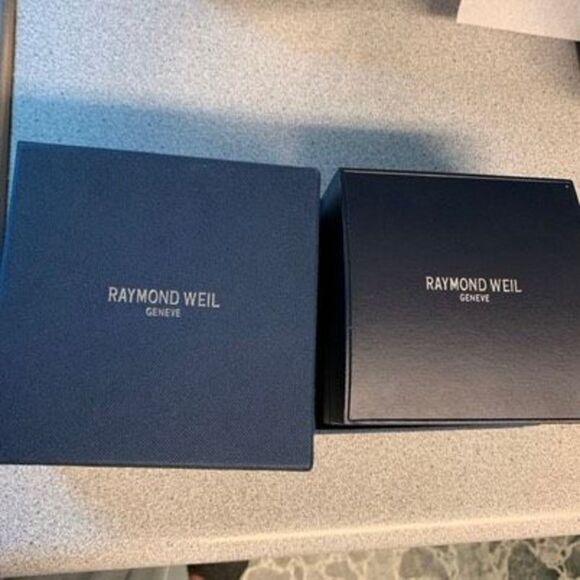 Raymond Weil Geneve Parsifal 9331 Quartz Stainless Steel Men’s Watch In Box - Picture 5 of 12